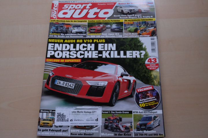 Deckblatt Sport Auto (10/2015)